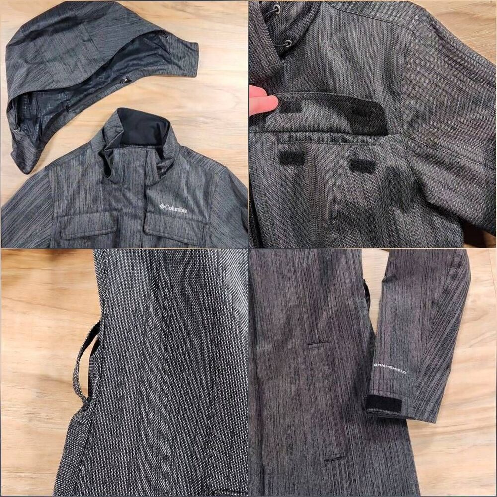 🔥Columbia Black Radiant Maiden Trench Coat Small - Picture 11 of 12